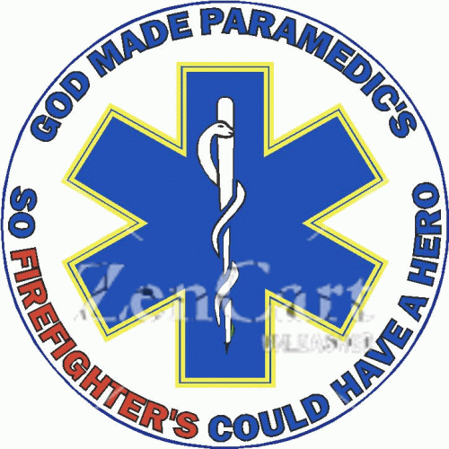 God Made Paramedics So Firefighters Could Have A Hero Decal